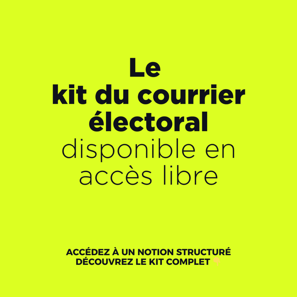 Courrier électoral : le kit pour réussir vos courriers de campagne